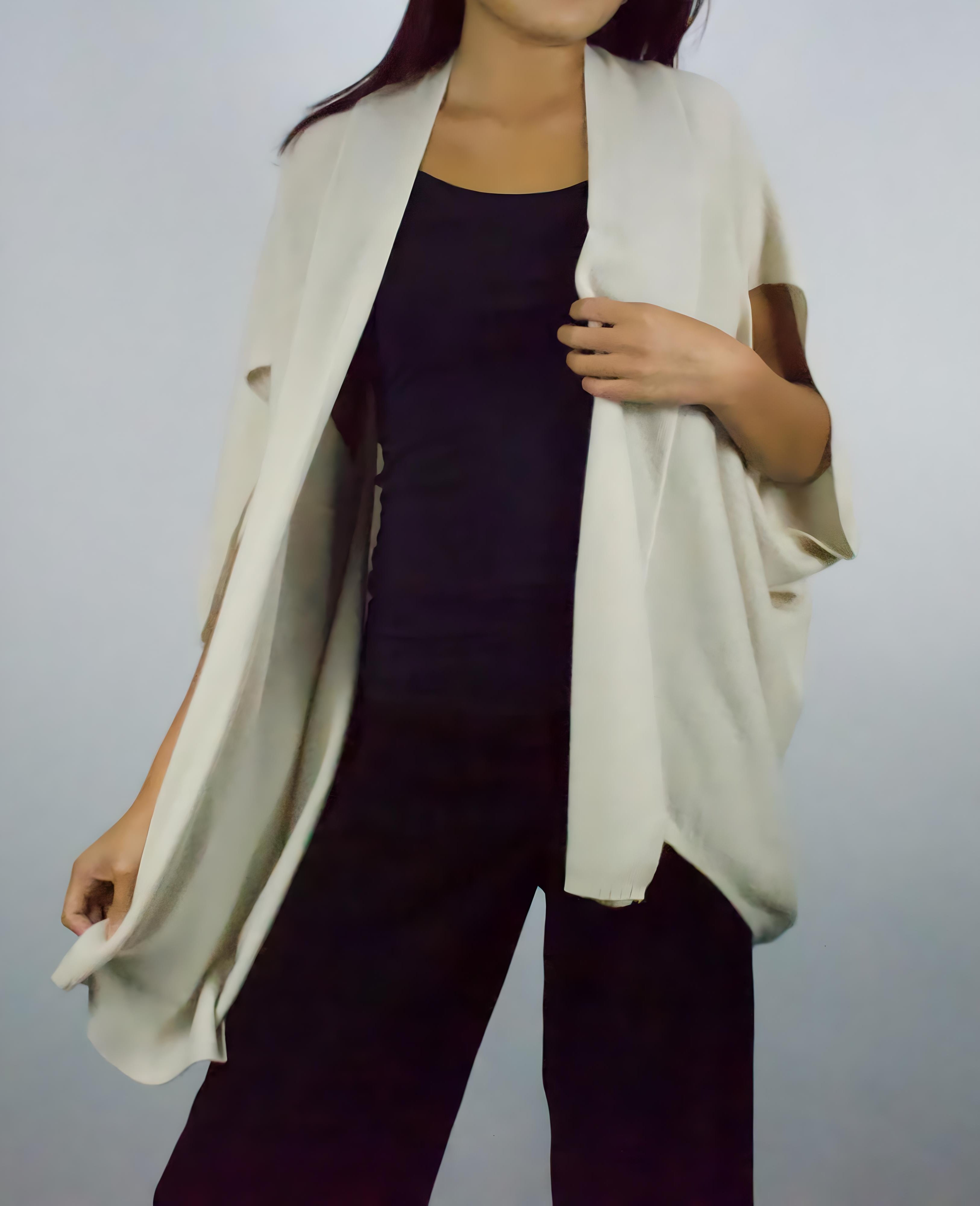 マノフ MANOF COCOON CARDIGAN （IVORY） マノフ MANOF COCOON CARDIGAN （IVORY） -靴＆ファッション通販