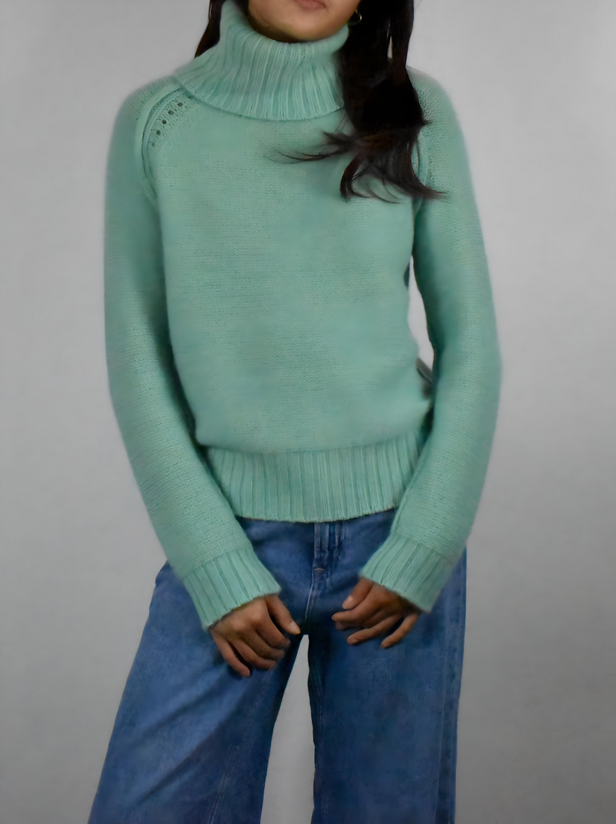 Chunky Cozy Cashmere Luxe Turtleneck