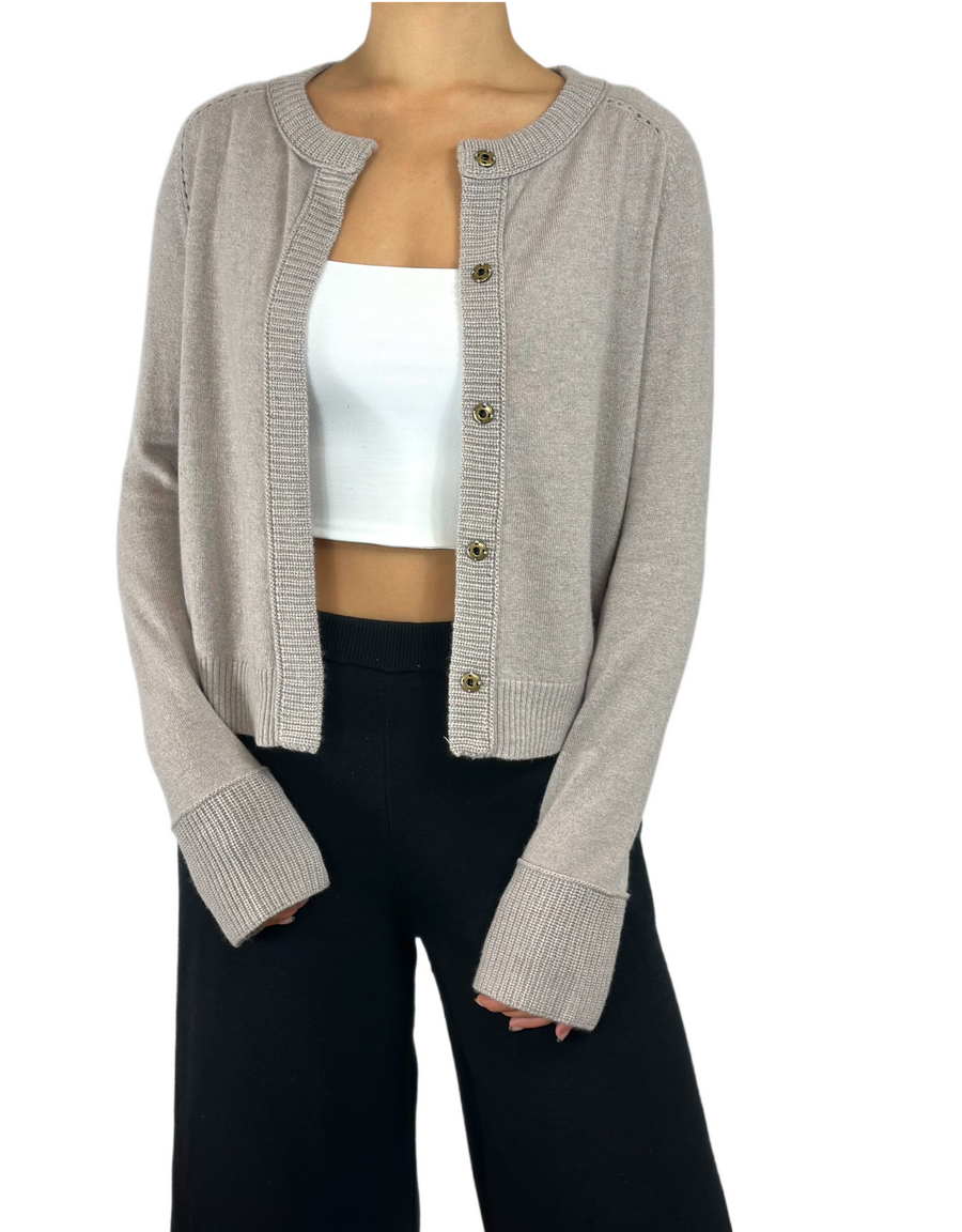 Cashmere Chunky Cardigan 100% Cashmere INHABIT1