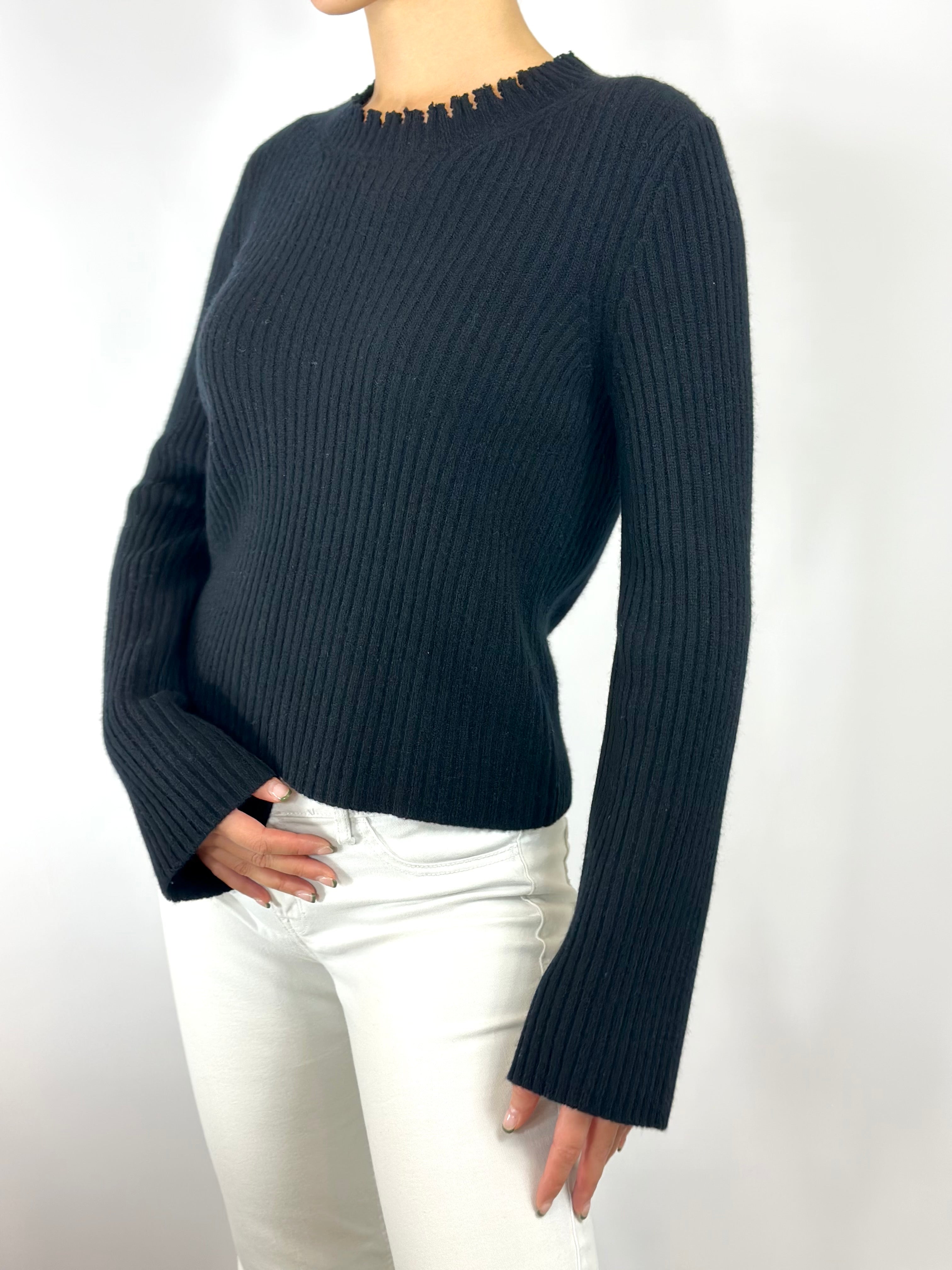 Her lip to - 【Herlipto】Fancy Cashmere Blend Pullover Fancy Cashmere Blend Pullover（その他トップス）｜Her lip to
